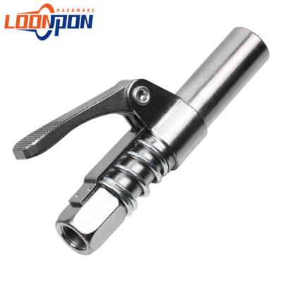 China All Pressure Greasers and Fittings Pressure Greaser Coupler 10000psi Handle End Connector Single High Pressure Lock Pressure Greaser Spout for sale