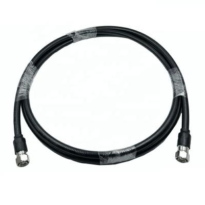 China 1/2'' Super Flexible Coaxial Cable 1/2 Feeder 4.3-10 Male to Male 1m for sale