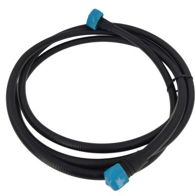 China Right Angle 1/2 Feeder RF Coaxial Jumper Cable with 7/16 DIN Male Right Angle Connector for sale