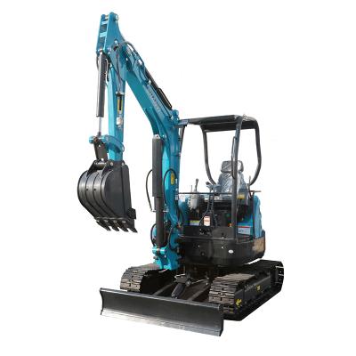 China Building Material Stores Garden Use 1.5 Ton Mini Wheel Digger Excavator Tailless Price for sale