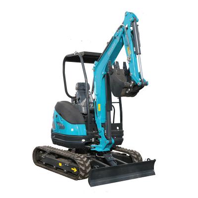 China Construction Material Shops Compact Hydraulic Excavator 2.5Ton Crawler Mini Excavator for sale