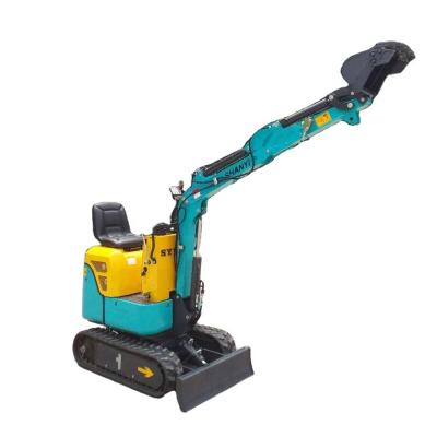 China Cheap Building Material Stores China Made Shanyi SY10-5 1 Ton Mini Excavator Supplied At Factory Price for sale