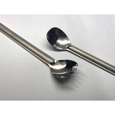 China Western Can Be Customized LOGO Titanium Tableware Titanium Spoon for sale