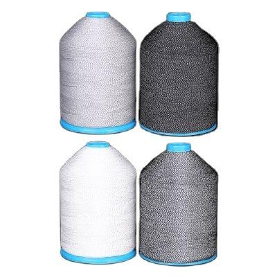 China High visibility popular 0.15mm high brightness gray white double sided reflective silk yarn is used in various garments and shoes for sale