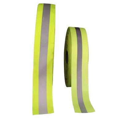 China Good Colored Safety Customized High Visibility Elastic Nylon Reflective Tape for sale