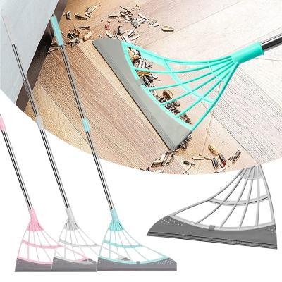 China Cleaning Pets Rubber Push Sweeper Hand Hair Mop Magic Floor Wiper Squeegee For Floor Squeegee Brush Pet Hair Cleaning Quick Squeegee for sale