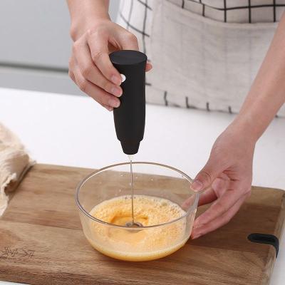 China Multifunctional Egg Juice Milk Tea Blender Stainless Steel Household Kitchen Coffee Maker Viable Portable Handheld Electric Milk Mixer for sale