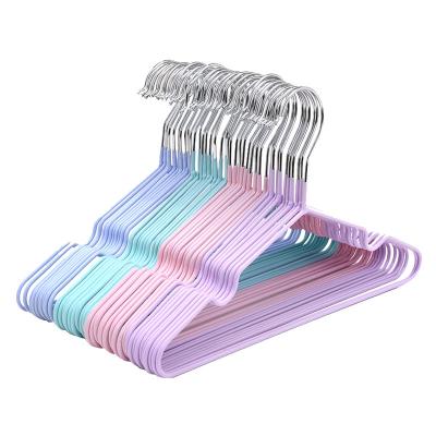 China 2022 New 10pcs Clothes Hanger 40*20cm Non-slip Metal Drying Rack Drying Rack For Adult for sale