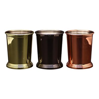 China Wholesale 400ml Stainless Steel Beer Coffee Cup Drinkware Bar Red Wine Cocktail Cup Items Available Mint Julep Mug Softness Mug Body Process for sale