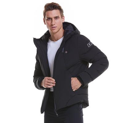 China Wholesale Waterproof Winter JacketB Ultra Light Down Warm Passionate Hooded Jacket Heated Warm Men Outdoor Usb Heated Jackets for sale