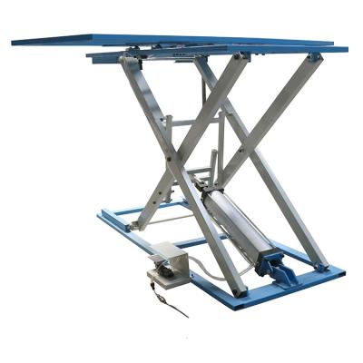 China Sofa Processing High Quality Pneumatic Rotary Lifting Work Table For Sofa Industry for sale