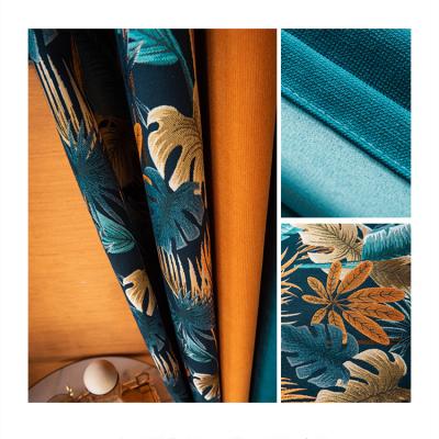 China Blackout Factory Online Hot Sale Luxury Ready Made Curtains For Living Room Curtain Sale Luxury Blackout Branded for sale