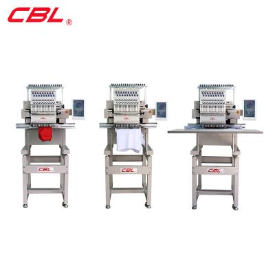 China Hotels CBL Computer Embroidery Machine For Hat T-shirt Two Head 1201 Price Home 1501 Computerized Embroidery Machine Single Head Japan for sale