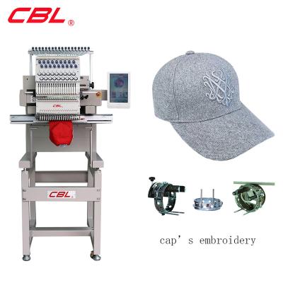 China Hotels Single Head Computer Embroidery Machine Brands High Speed ​​Multi Function Hat T-shirt Garment Embroidery Machine for sale