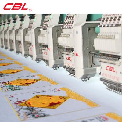 China New 8 Heads Hotels CBL Cheap Digital Flat Chainstitch Chenille Embroidery Machine Computer Needles 12 Head Multi Chainstitch Household for sale