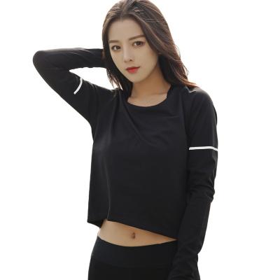 China WUAI Yoga Sport Wear Workout Fitness Wear Gym Jacket Women Breathable Dry Soft Outdoor Sports Quickly Coat Fitness And Yoga Wear for sale