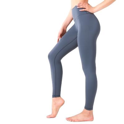 China WUAI Peach Seamless Butt Lift Pantyhose Fitness Tights Yoga Tummy Belly Pants Tuck Butt Lift Pants Seamless Naked High Lift for sale