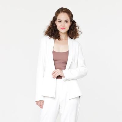 China Anti-Wrinkle Casual Office Suits Blazer Women Fashion Long Sleeve Office Women's Suits for sale