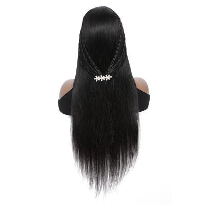 China Wholesale Raw Natural Silky Straight Wave Human Hair Aligned Wig, Transparent Lace Wig Virgin Hair, HD 13x4 13x6 Lace Headband With Baby Hair for sale