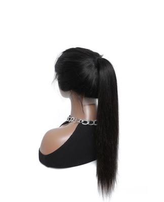 China 180% 250% Density HD Lace Frontal Wig Soft Thick Smooth Shedding Natural Hair For Color Women Virgin Hair Wig Full Lace Wig for sale