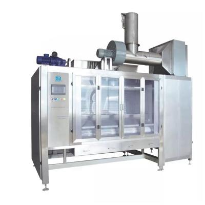 China Chocolate Dates Chocolate Dragee Machine Chocolate Belt Coater Automatic Spray Coating Machine for sale