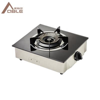 China Household Small Single Table Cooker Glass Top Gas Stove for sale