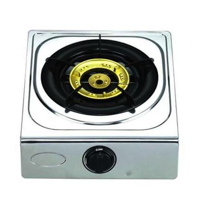 China CAPABLE Household Stainless Steel Single Burner Table Single Burner Cooker Gas Cooktops for sale