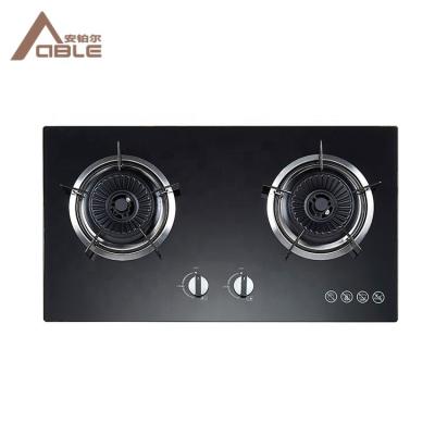 China Luxury Modern Household Kitchen Gas Cooker ABLE Stove Glass Gas Stove for sale