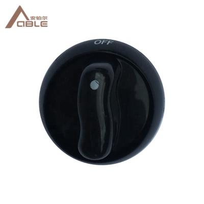 China Gas Cooker Accessories ABLE Parts Gas Stove Switch Knob Swept Metal Gas Stove Switch Knob Recessed Gas Stove Accessories for sale