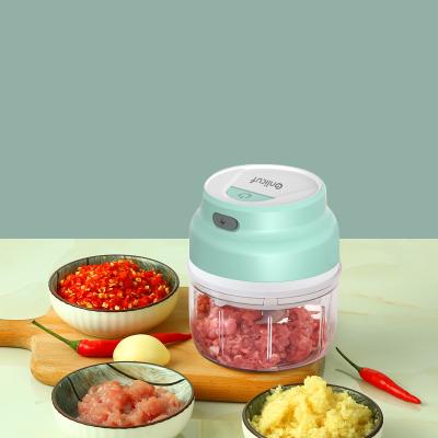 China Thin Chopped Garlic 230ml Minced Multi Function Baby Food Maker Mini Garlic Crusher for sale