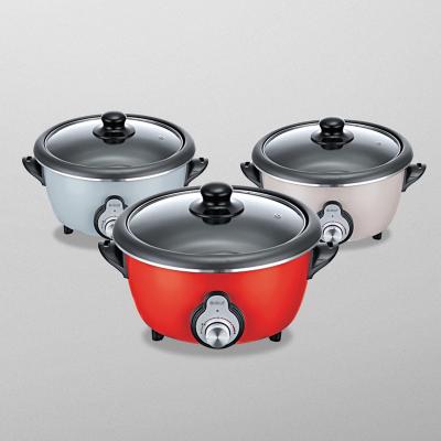 China Commercial Multi Electric Hot Non Stick Cooker Pot Commercial Stainless Steel Electric Frying Pan 1L(3L) for sale