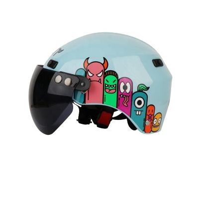 China Fasional Manufacturers Fasional Battery Car Helmet Wholesale Protective Helmet Cartoon Men And Women Electric Car Summer Winter Summer Korean Cute Season for sale