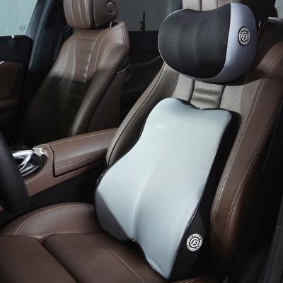 China Comfortable Car Headrest Pillow Seat Waist Pillow Lumbar Support Back Rest Cushion for sale