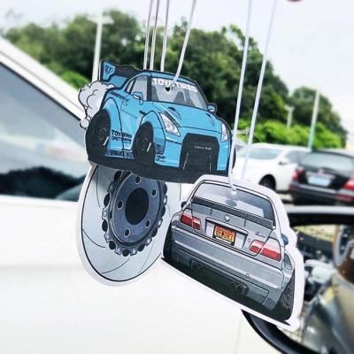 China Amazon Hot Selling Car Air Freshener Trees Car Hanging Small Custom Wholesale Car Air Freshener GM Models for sale