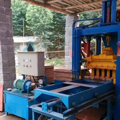 China QT3-20 Cellular Lightweight Semi Automatic Cement Concrete Block Plant Hollow Brick Brick Block Making Machine Price Nepal for sale