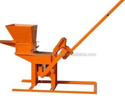 China Dwelling Clay Block Machine Manually Clay Block Making Machine Used Block Interlocking Machine for sale