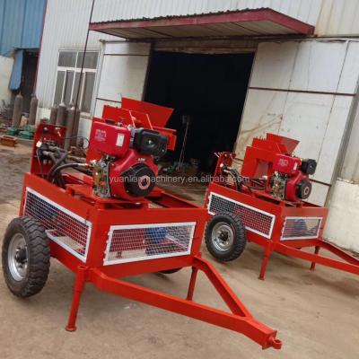 China Factory Earth Interlocking Block Making Machine M7 Half Automatic Soil Block Making Machine Mud Paver Block Making Machine for sale