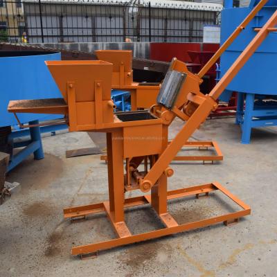 China Factory 1-40 Manual Hollow Mud Block Making Machine in Nigeria Clay Block Making Machine Sale in Ethiopia for sale