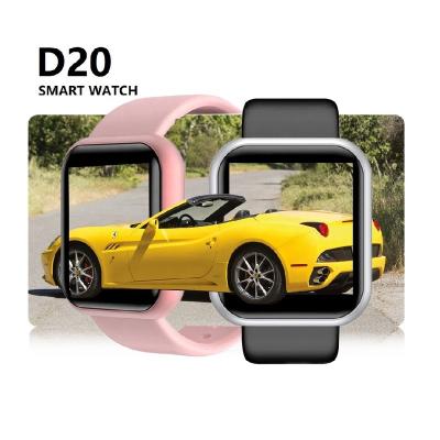 China Amazon D20 Smart Watches Men Touch Screen Waterproof Smart Heart Rate Y68 Sports Fitness Tracker Wristband Blood Pressure Smartwatch for sale