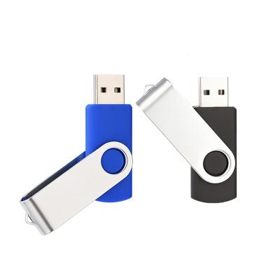 China Factory Wholesale Metal+ABS Rotate USB 2.0 Flash Stick USB Drive 1GB 2GB 4GB 8GB 16GB 32GB Pen Drive Rotating USB for sale