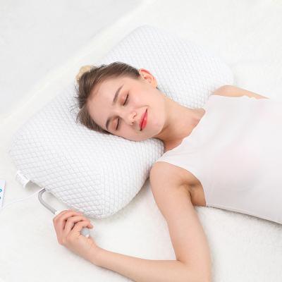 China Memory Hezheng Latest Design Large Size Manual Compressor Height Adjustment Pillow With Heating For Sleeping for sale