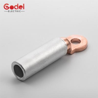 China Power Round Palm DTL 500mm Crimp Bimetal Hooks Wire End Terminal Spade Copper Aluminum Hooks for sale