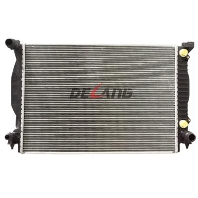 China Auto engine aluminum plastic radiator pa66 gf30 with oil cooler for AUDI A4 A6 OE No# 8E0121251M (DL-B260A) for sale