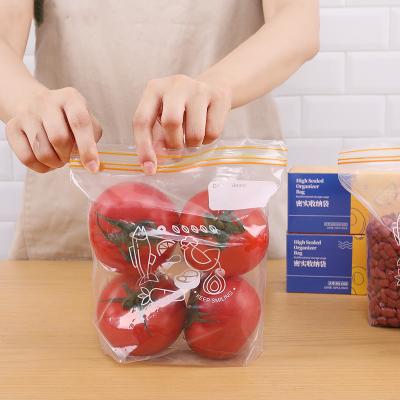 China Sustainable Double Sealed Three Dimensional Food Bag Kitchen Freezer Storage Bag for sale