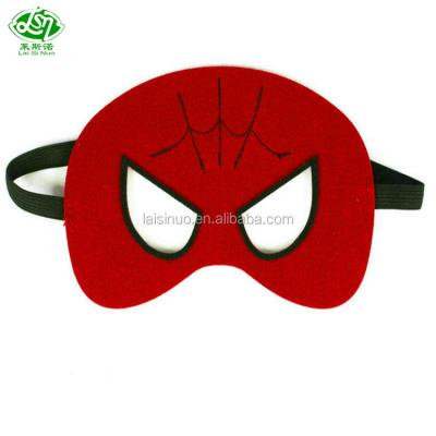 China Party Prop Customized Play Colorful Dress Up Mask Felt Superhero Mask For Kids Party for sale