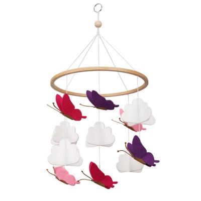 China Minimalist Eco-friendly Felt Silent Baby Crib Mobile For Nursery Decoration for sale