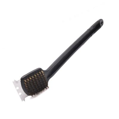 China Easily Cleaned Easily Cleaned Safe Stainless Steel Scraper BBQ Tools BBQ Grill Brush for sale