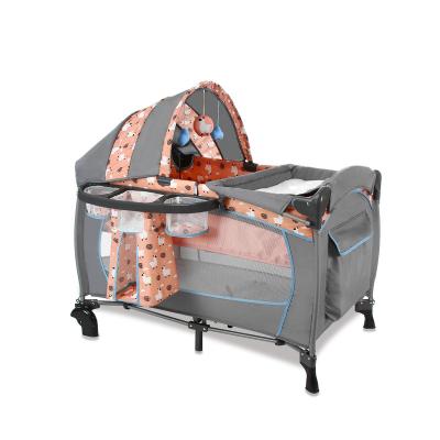 China OEM Modern Cheap Portable Kids Travel Swing Baby Playpen Foldable Bed for sale