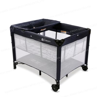 China Factory Price Modern Crib Baby Travel Cradle Hutch Baby Playard Bed Folding Baby Playpen For European Standard for sale