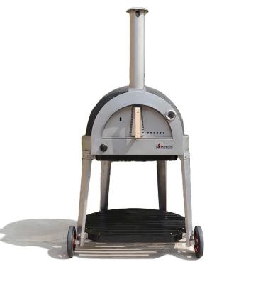 China Easily Assembled High Quality Made Of China Diameter 800mm Commercial Clay Gas Pizza Oven for sale